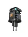 Hurtownia GSM - Joyroom JR-TCL02 GaN falitöltő 65W USB-A, USB-C beépített USB-C kábellel fekete - JYR1042 - {ean13} - Hurt
