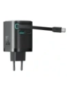 Hurtownia GSM - Joyroom JR-TCL02 GaN falitöltő 65W USB-A, USB-C beépített USB-C kábellel fekete - JYR1042 - {ean13} - Hurt
