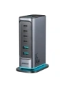 Joyroom JR-TCM02 GaN falitöltő többportos 65W 2xUSB-A, 4xUSB-C sötétszürke