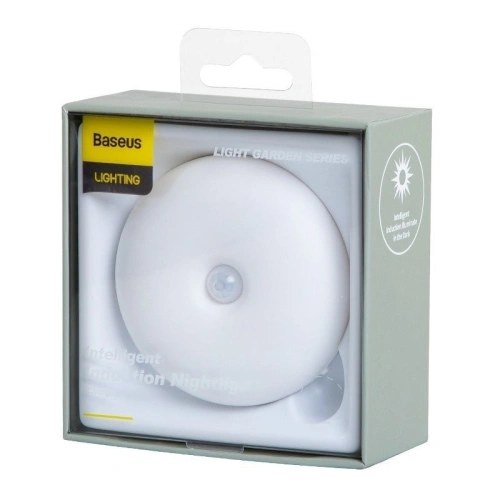 Lampka nocna Baseus Light Garden Series z czujnikiem ruchu i zmierzchu, akumulatorowa (światło ciepłe)