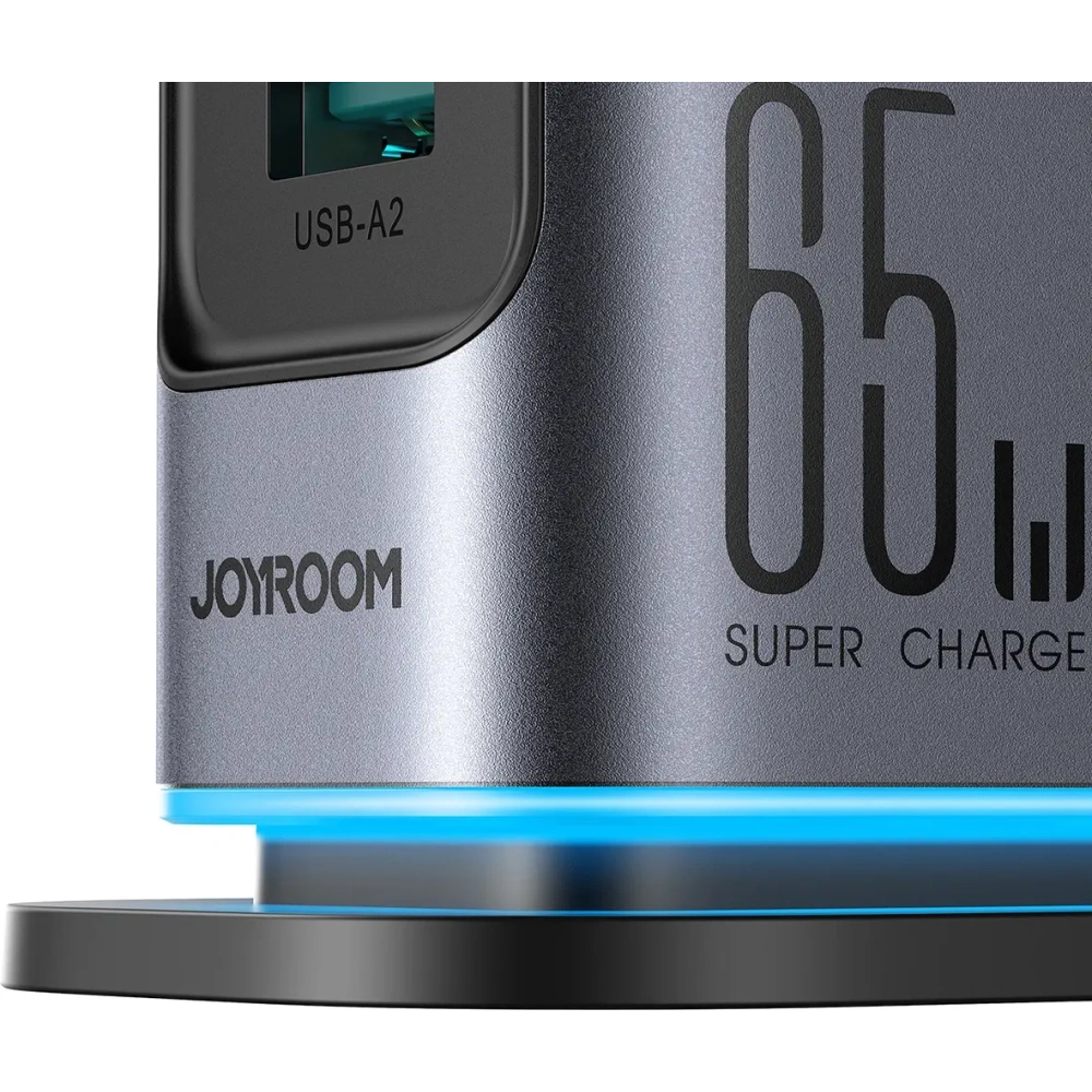 Hurtownia GSM - Joyroom JR-TCM02 GaN falitöltő többportos 65W 2xUSB-A, 4xUSB-C sötétszürke - JYR1043 - {ean13} - Hurt