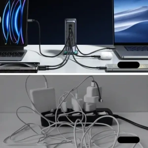 Hurtownia GSM - Joyroom JR-TCM02 GaN falitöltő többportos 65W 2xUSB-A, 4xUSB-C sötétszürke - JYR1043 - {ean13} - Hurt