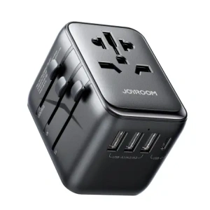 Hurtownia GSM - Joyroom JR-TCW01 utazási adapter 17W EU / US / UK / JP / AU / CN fekete - JYR1044 - {ean13} - Hurt