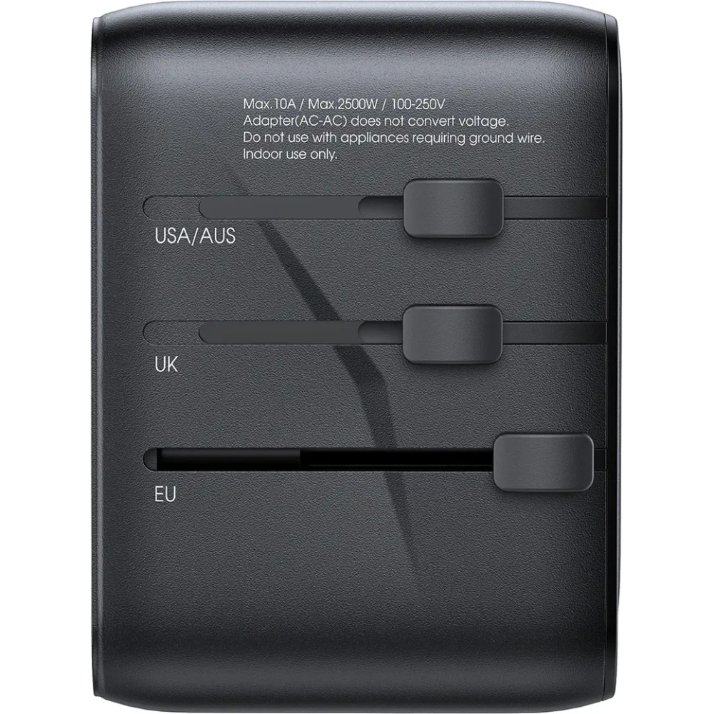 Hurtownia GSM - Joyroom JR-TCW01 utazási adapter 17W EU / US / UK / JP / AU / CN fekete - JYR1044 - {ean13} - Hurt