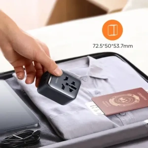 Hurtownia GSM - Joyroom JR-TCW01 utazási adapter 17W EU / US / UK / JP / AU / CN fekete - JYR1044 - {ean13} - Hurt