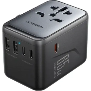 Hurtownia GSM - Joyroom JR-TCW02 utazási adapter 65W EU / US / JP / AU / UK / CN fekete - JYR1045 - {ean13} - Hurt
