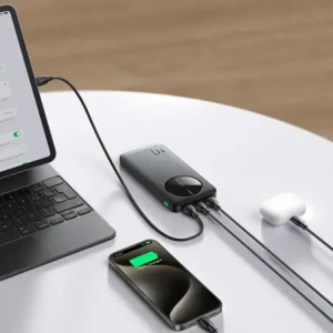 Hurtownia GSM - Joyroom JR-PBF12 powerbank 10000mAh 12W 2.4A 2xUSB-A, USB-C fekete - JYR1046 - {ean13} - Hurt