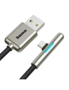 Hurtownia GSM - Kabel kątowy płaski USB-C Baseus Iridescent, Huawei SuperCharge, 40W, 0,5 m (czarny) - BSU1119BLK - {ean13} - Hurt