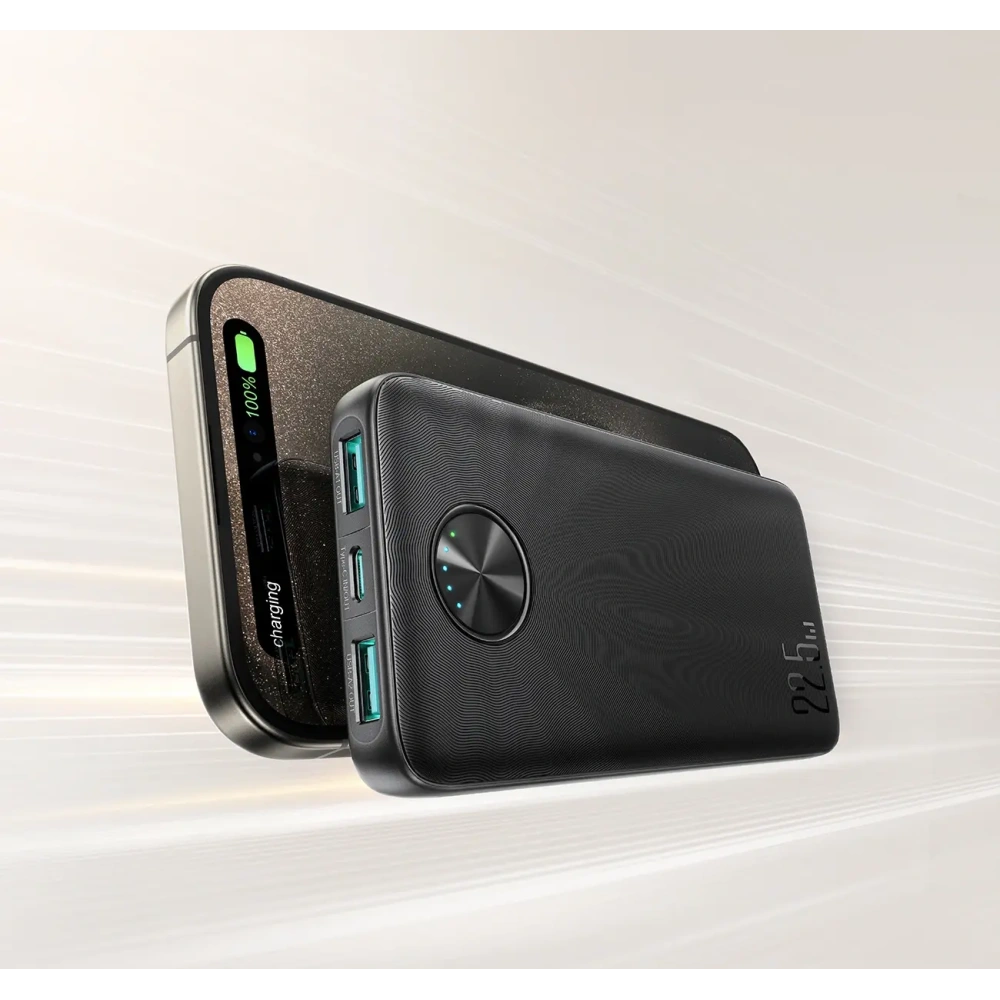 Hurtownia GSM - Joyroom JR-PBF15 powerbank 10000mAh 22.5W USB-A USB-C 22.5W fekete - JYR1048 - {ean13} - Hurt