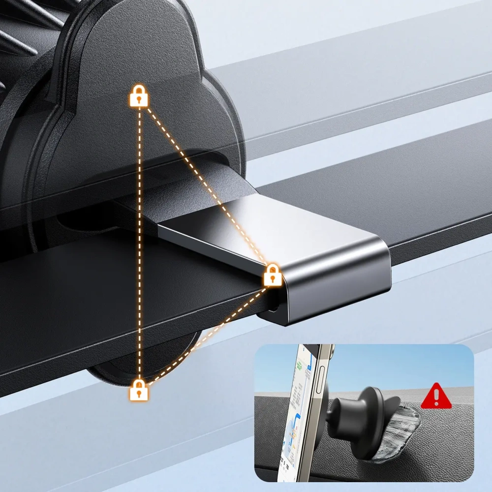 Wholesale Joyroom JR-ZS406 magnetic car air vent mount black - JYR1049 - {ean13} - Hurt