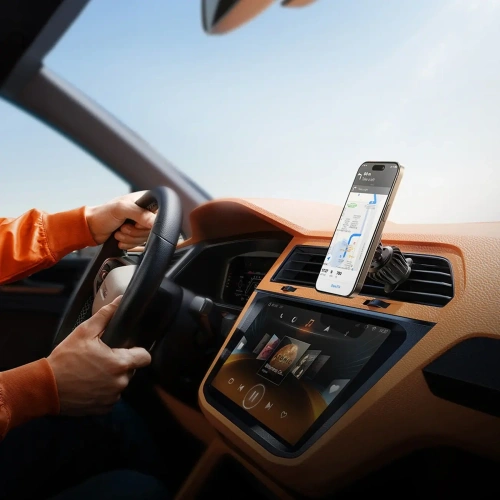 Magnetyczny uchwyt samochodowy do kratki Joyroom JR-ZS406 czarny