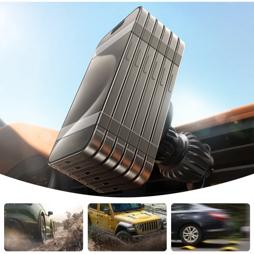 Magnetyczny uchwyt samochodowy do kratki Joyroom JR-ZS406 czarny