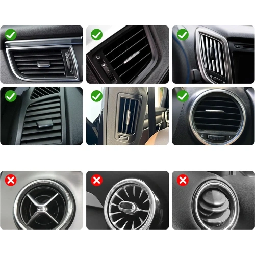 Uchwyt samochodowy na kratkę nawiewu Joyroom JR-ZS392 czarny