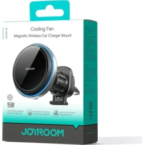 Hurtownia GSM - Joyroom JR-ZS387 autós tartó MagSafe induktív töltővel légbeömlőhöz ventilátorral fekete színben - JYR1055 - {ean13} - Hurt