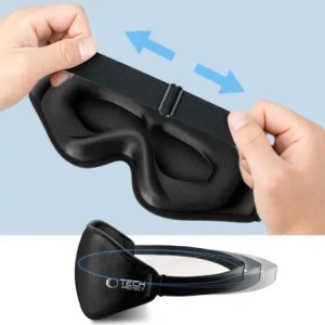 Hurtownia GSM - Opaska na oczy do spania Tech-Protect Eyeshade Sleep Mask Matte Black - THP3282 - {ean13} - Hurt