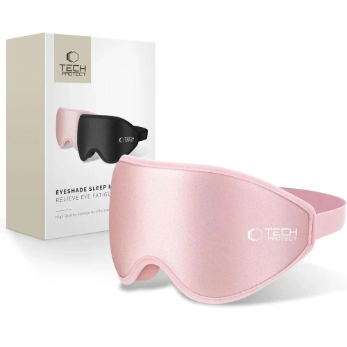 Opaska na oczy do spania Tech-Protect Eyeshade Sleep Mask Baby Pink