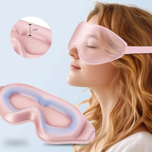 Opaska na oczy do spania Tech-Protect Eyeshade Sleep Mask Baby Pink