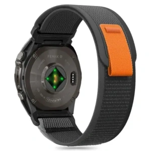 Pasek Tech-Protect Nylon Garmin Fenix 5x / 5x Plus / 6x / 6x Pro / 7x / 8 51mm Black/orange