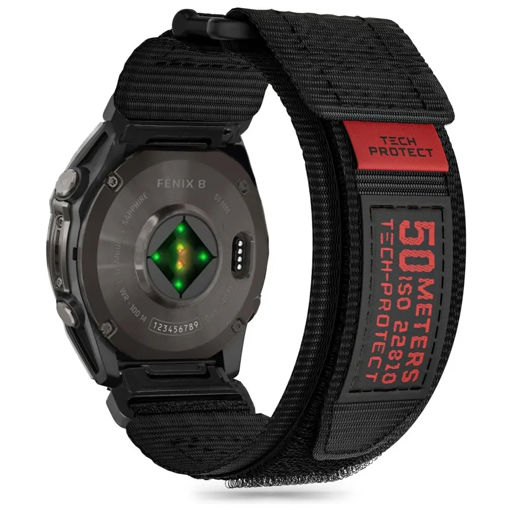 Hurtownia GSM - Tech-Protect Scout Pro Garmin Fenix 5x / 5x Plus / 6x / 6x Pro / 7x / 8 51mm Negru - THP3287 - {ean13} - Hurt