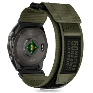 Pasek Tech-Protect Scout Pro Garmin Fenix 5x / 5x Plus / 6x / 6x Pro / 7x / 8 51mm Military Green