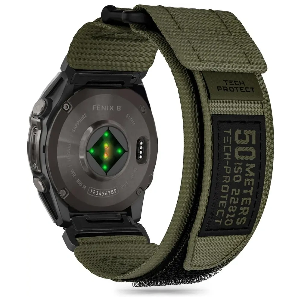 Hurtownia GSM - Tech-Protect Scout Pro Garmin Fenix 5x / 5x Plus / 6x / 6x Pro / 7x / 8 51mm Militärgrün - THP3288 - {ean13} - Hurt