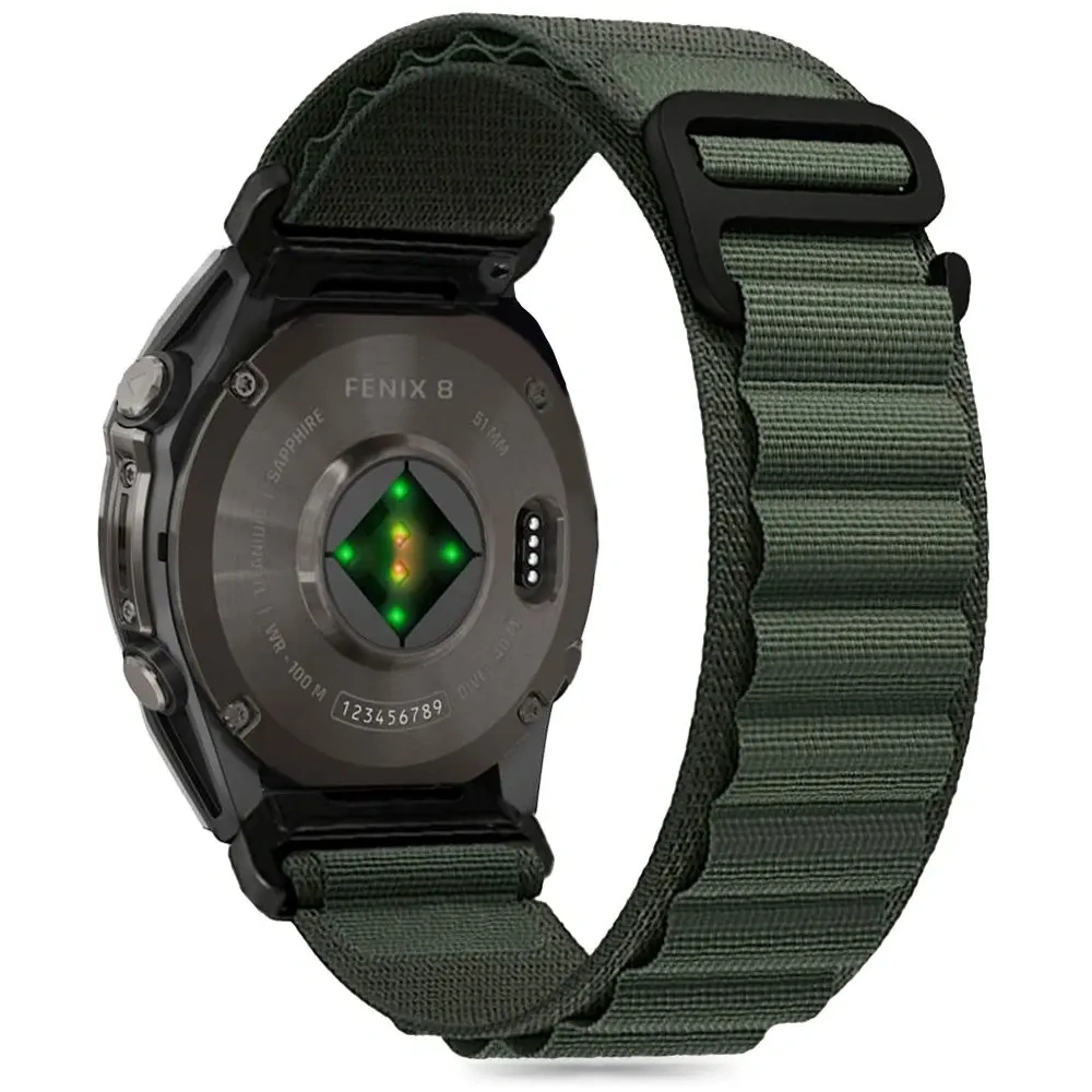 Wholesale Tech-Protect Nylon Pro Garmin Fenix 5x / 5x Plus / 6x / 6x Pro / 7x / 8 51mm Olive Green - THP3292 - {ean13} - Hurt