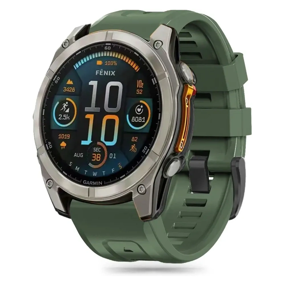 Wholesale Tech-Protect Silicone Garmin Fenix 5s / 5s Plus / 6s / 6s Pro / 7s / 8 43mm Military Green - THP3294 - {ean13} - Hurt
