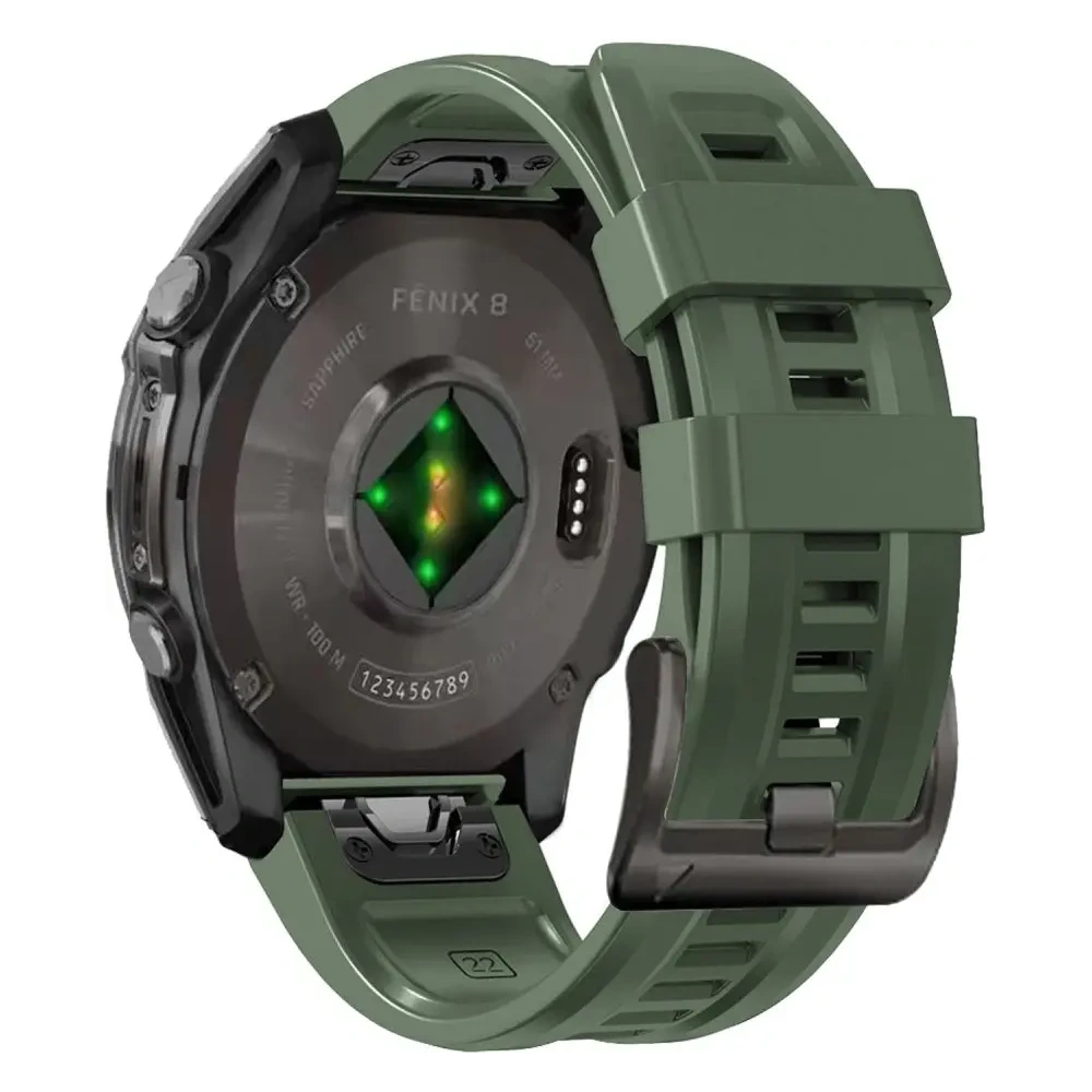 Wholesale Tech-Protect Silicone Garmin Fenix 5s / 5s Plus / 6s / 6s Pro / 7s / 8 43mm Military Green - THP3294 - {ean13} - Hurt