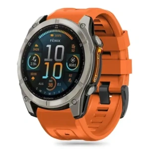 Pasek Tech-Protect Silicone Garmin Fenix 5s / 5s Plus / 6s / 6s Pro / 7s / 8 43mm Orange