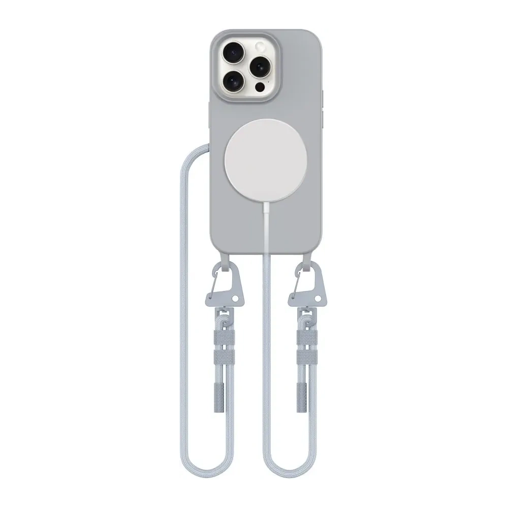 Hurtownia GSM - Etui Tech-Protect Magnecklace MagSafe Apple iPhone 15 Pro Crayon Grey - THP3299 - {ean13} - Hurt
