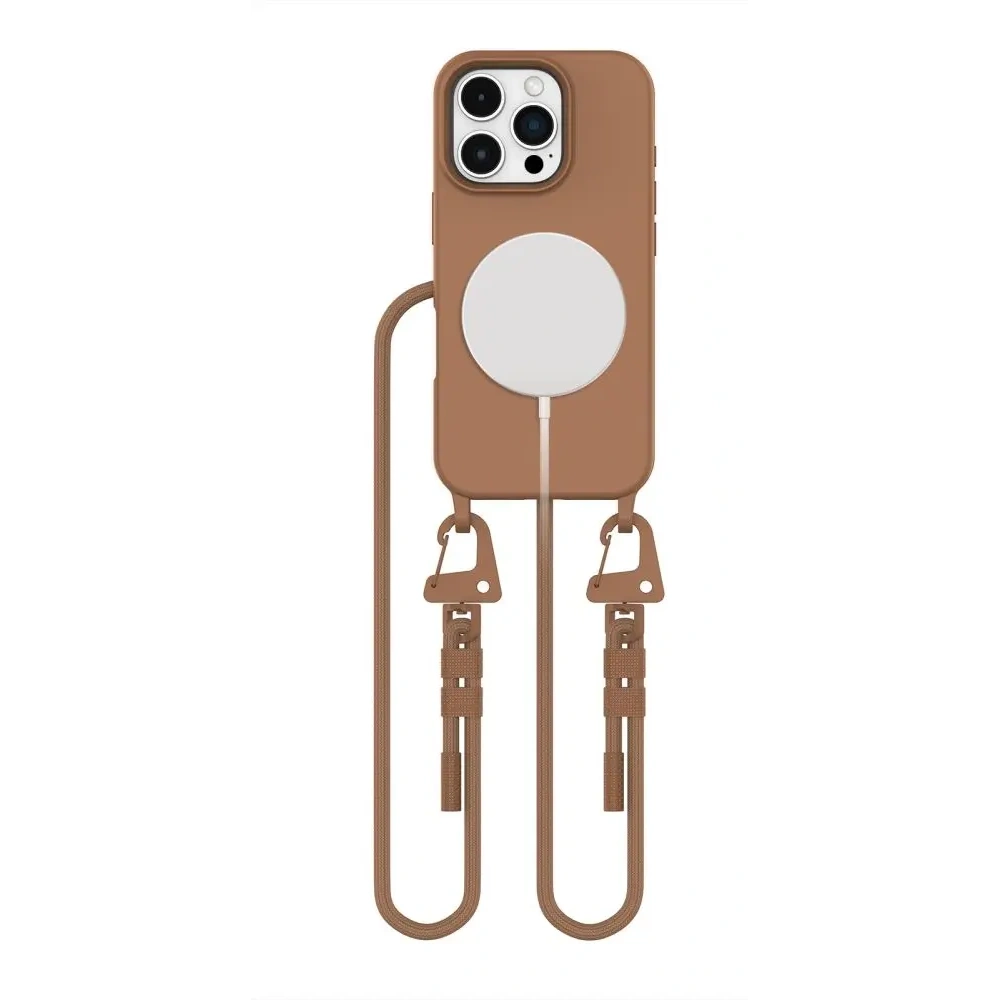 Wholesale Tech-Protect Magnecklace MagSafe Apple iPhone 16 Pro Chocolate Brown - THP3306 - {ean13} - Hurt