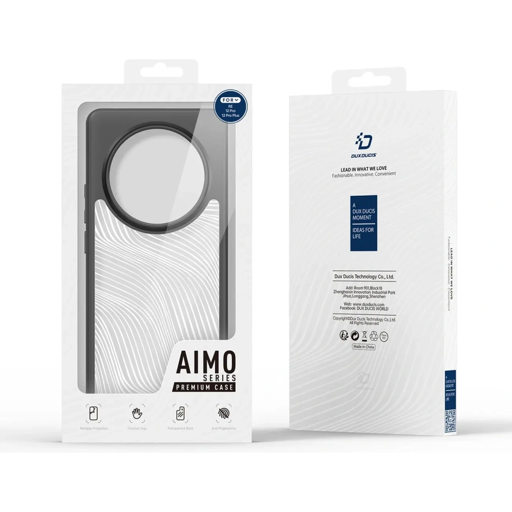 Hurtownia GSM - Etui Dux Ducis Aimo Realme 12 Pro / 12 Pro+ Plus czarne - DDS2000 - {ean13} - Hurt