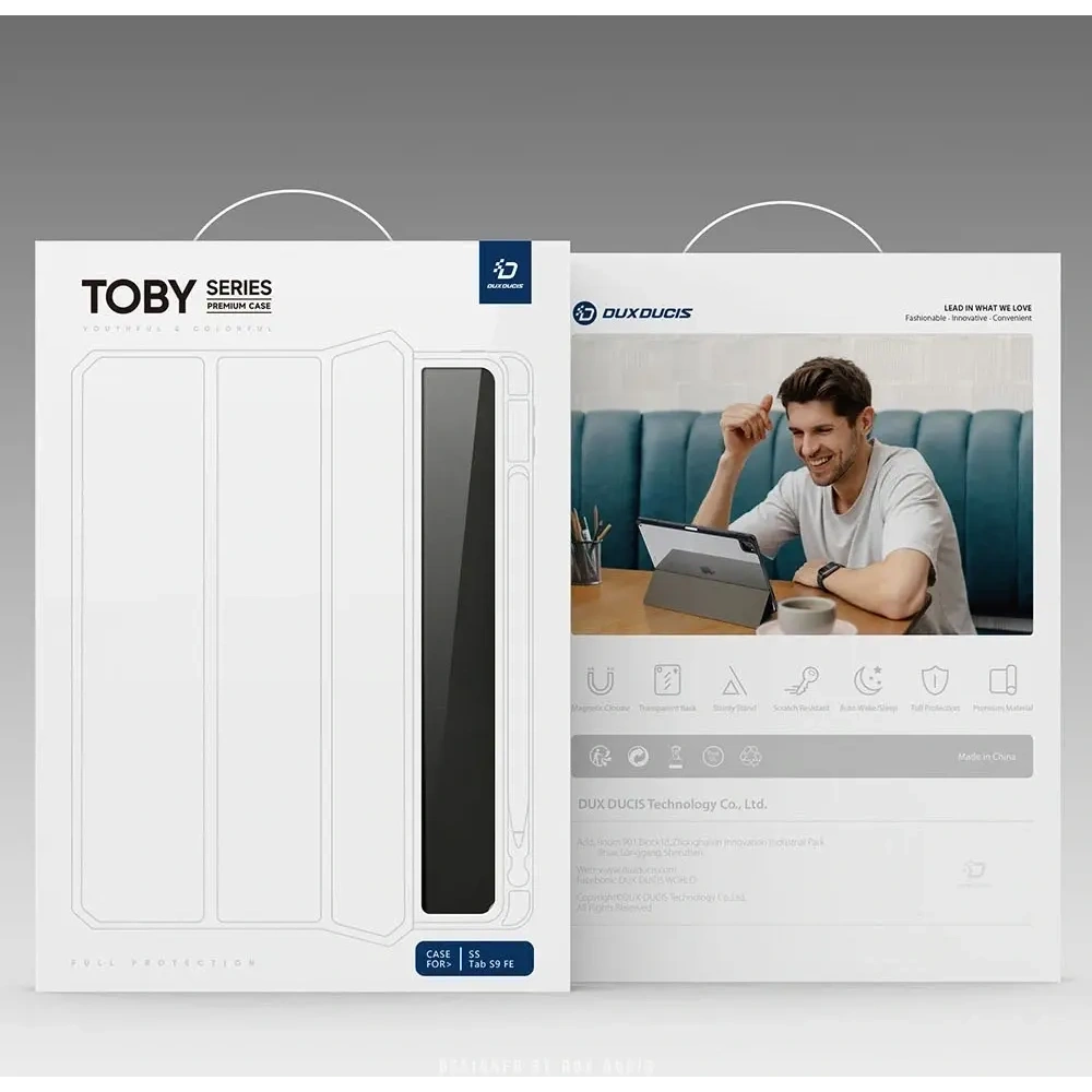 Hurtownia GSM - Etui Dux Ducis Toby Samsung Galaxy Tab S9 / S9 FE modré - DDS2008 - {ean13} - Hurt