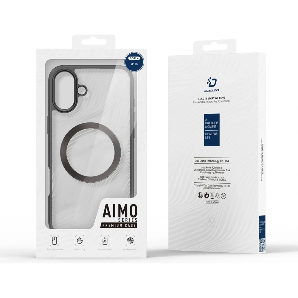 Wholesale Dux Ducis Aimo Mag MagSafe Apple iPhone 16 black - DDS2010 - {ean13} - Hurt