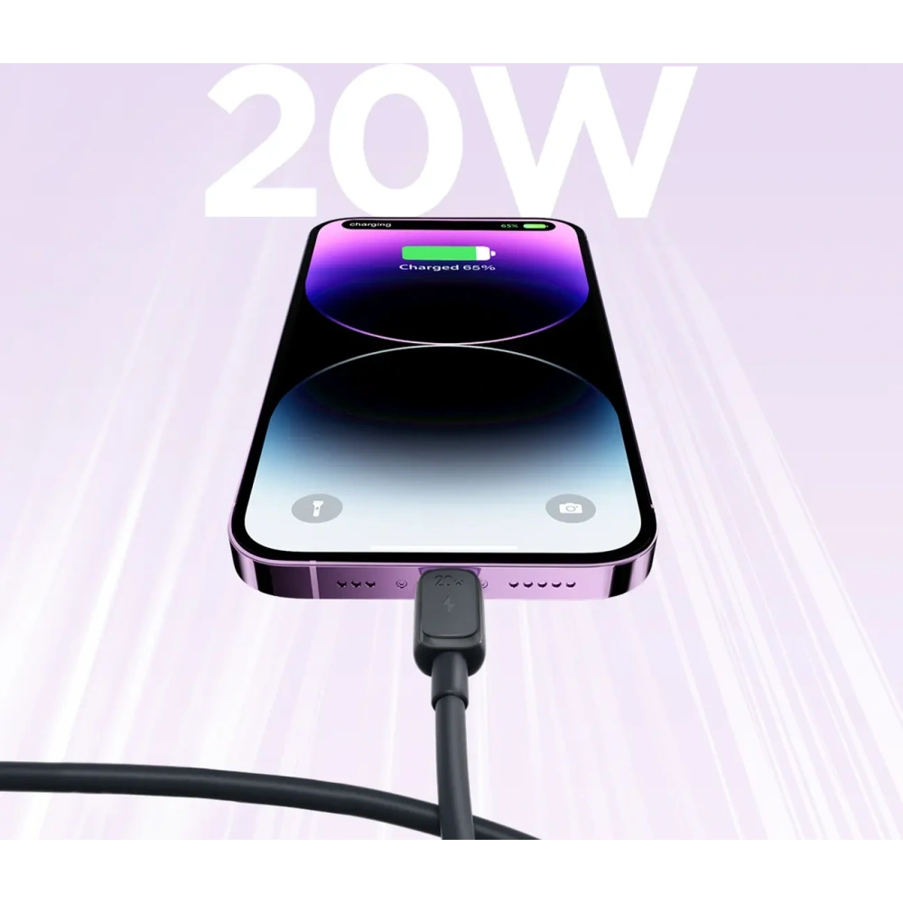 Hurtownia GSM - Kabel Joyroom Multi-Color Series A14 USB-C / Lightning 20W 1.2m czarny - JYR1056 - {ean13} - Hurt