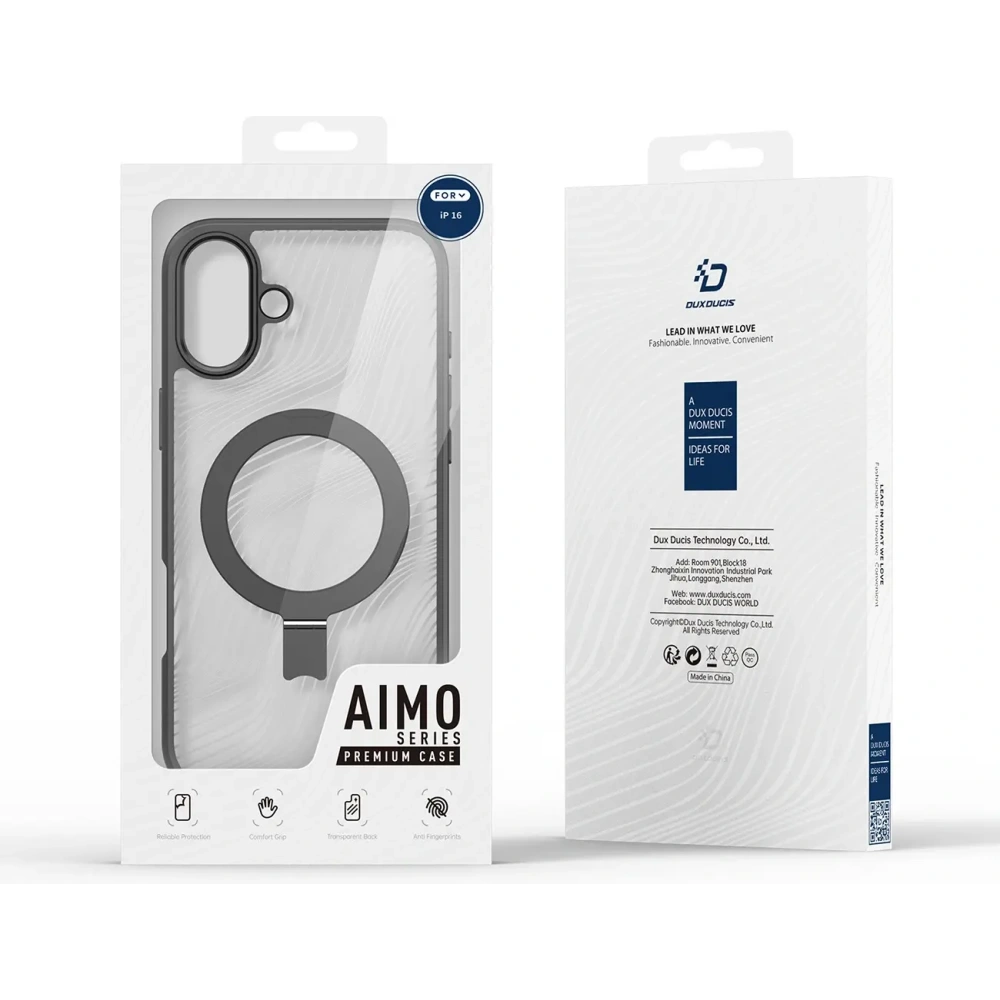 Hurtownia GSM - Dux Ducis Aimo Mag MagSafe állvány Apple iPhone 16 fekete - DDS2011 - {ean13} - Hurt