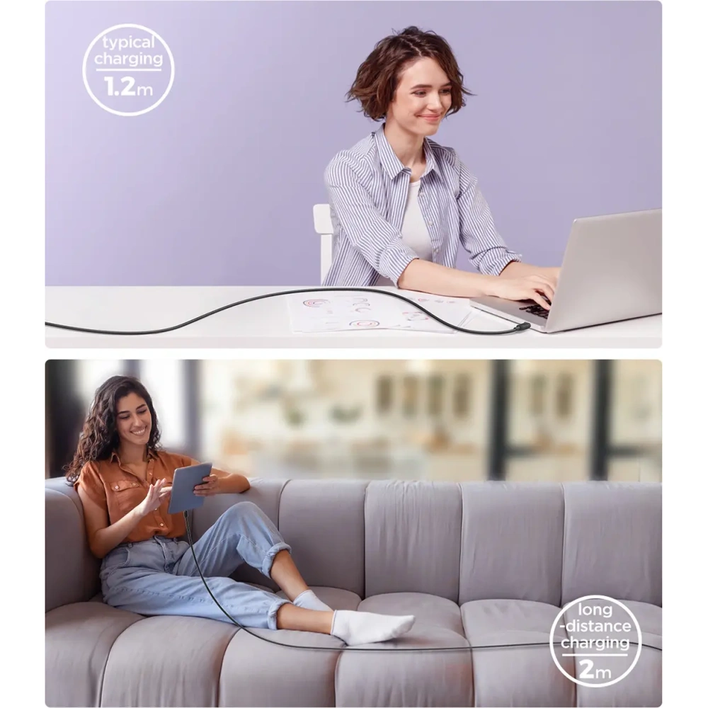 Hurtownia GSM - Kabel Joyroom Multi-Color Series A14 USB-C / Lightning 20W 1.2m czarny - JYR1056 - {ean13} - Hurt