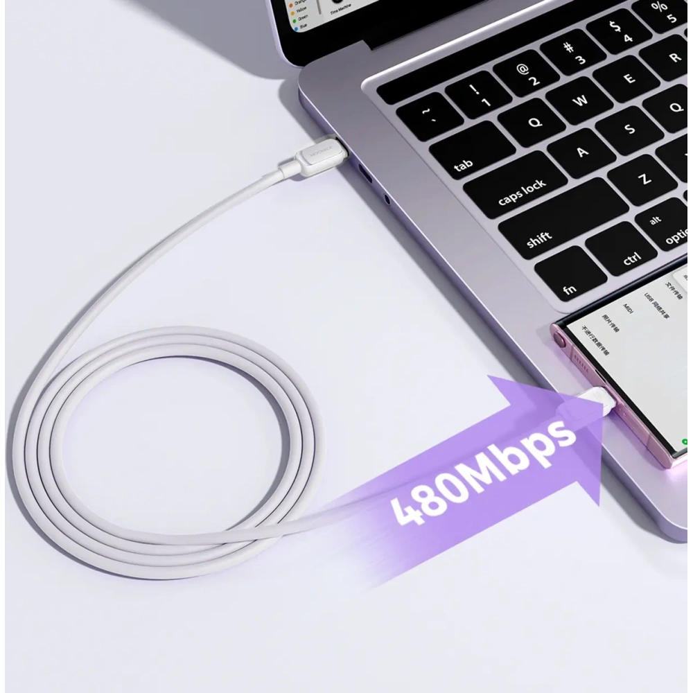 Hurtownia GSM - Joyroom Több színű A14 kábel USB-C / USB-C 100W 1.2m fehér - JYR1057 - {ean13} - Hurt