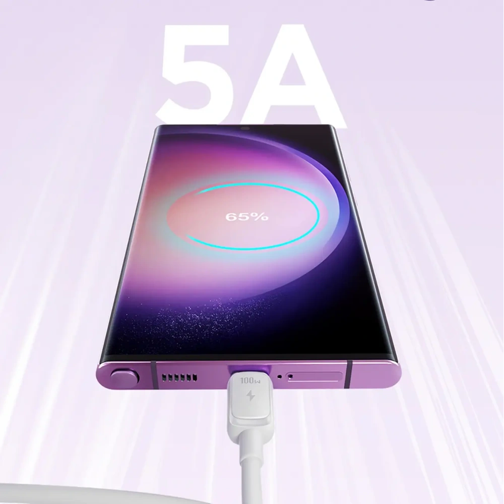Hurtownia GSM - Joyroom Több színű A14 kábel USB-C / USB-C 100W 1.2m fehér - JYR1057 - {ean13} - Hurt