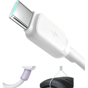 Hurtownia GSM - Joyroom Cablu Multi-Color Series A14 USB-A / USB-C 3A 1.2m alb - JYR1058 - {ean13} - Hurt