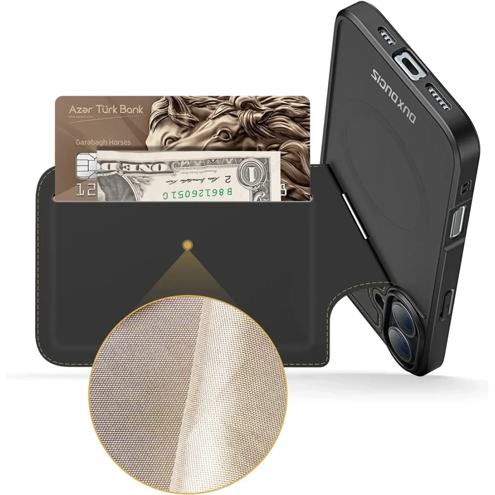 Hurtownia GSM - Dux Ducis Rafi II Mag MagSafe Apple iPhone 16 fekete - DDS2013 - {ean13} - Hurt