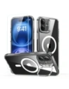 Zestaw ESR Classic Hybrid Kickstand HaloLock MagSafe & Tempered Glass Apple iPhone 16 Clear