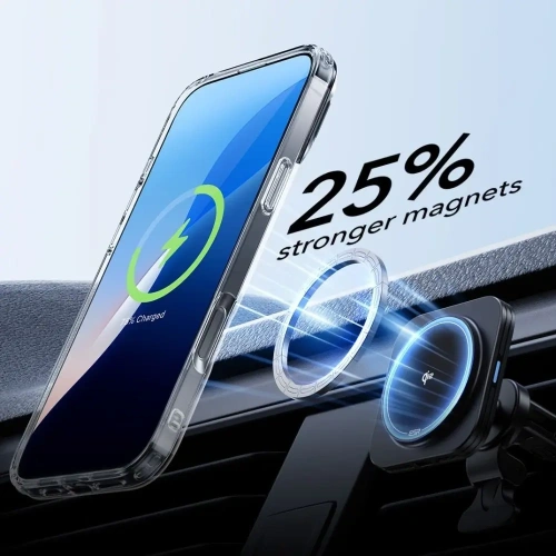 Zestaw ESR Classic Hybrid Kickstand HaloLock MagSafe & Tempered Glass Apple iPhone 16 Plus Clear