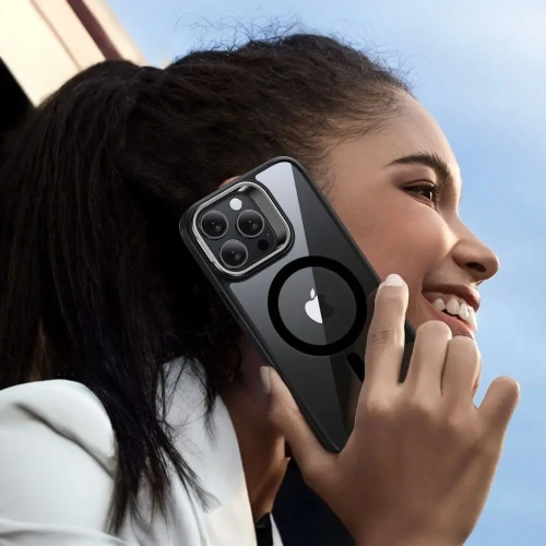 Zestaw ESR Classic Hybrid Kickstand HaloLock MagSafe & Tempered Glass Apple iPhone 16 Pro Clear/black