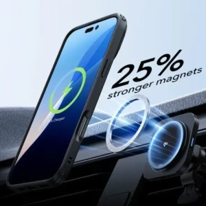 Hurtownia GSM - ESR Classic Hybrid Kickstand HaloLock MagSafe și Sticlă Temperată Apple iPhone 16 Pro Negru Înghețat - ESR856 - {ean13} - Hurt