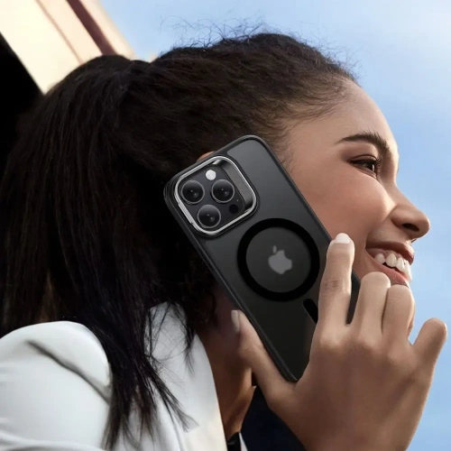 Zestaw ESR Classic Hybrid Kickstand HaloLock MagSafe & Tempered Glass Apple iPhone 16 Pro Frosted Black