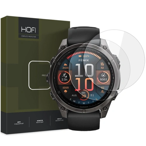 Szkło hartowane Hofi Glass Pro+ Garmin Fenix 8 51mm Clear [2 PACK]