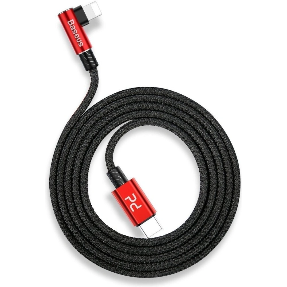 Hurtownia GSM - Kabel kątowy USB-C do Lightning PD Baseus MVP Elbow, 18W, 1m (czerwony) - BSU1126RED - {ean13} - Hurt