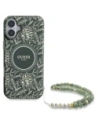 Hurtownia GSM - Guess GUHMP16SHCPOFPA Apple iPhone 16 Hardcase IML Blumen Allover Elektro mit Perlenriemen MagSafe grün - GUE3637 - {ean13} - Hurt