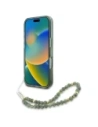 Hurtownia GSM - Etui Guess GUHMP16SHCPOFPA Apple iPhone 16 hardcase IML Flowers Allover Electro With Pearl Strap MagSafe zielony/green - GUE3637 - {ean13} - Hurt